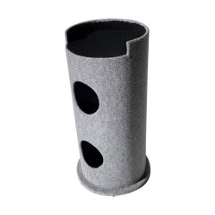 Scratzme - Sleepy Hollow Premium Scratching Post - Light Grey &amp; Black