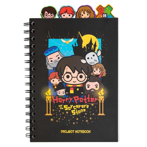 Harry Potter A5 Project Notebook With 4 Dividers