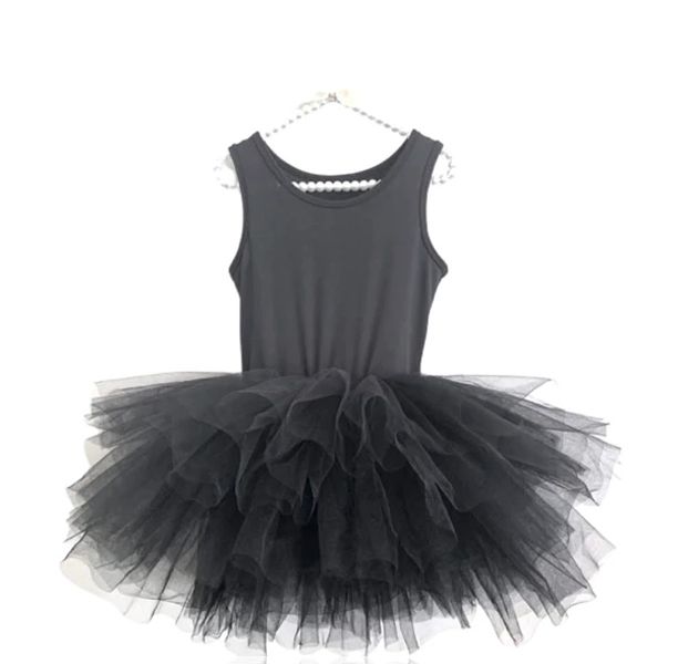 Girls Sleeveless Tutu - Black