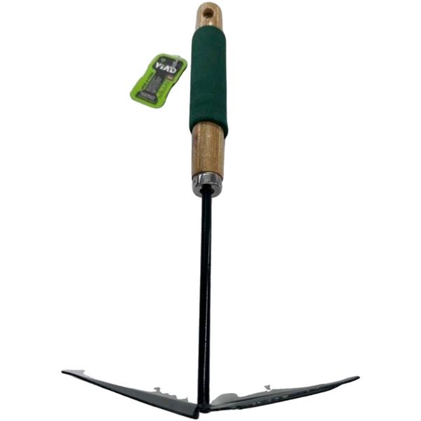 Yiad Wooden Handle Hoe &amp; Fork - Perfect For Gardening