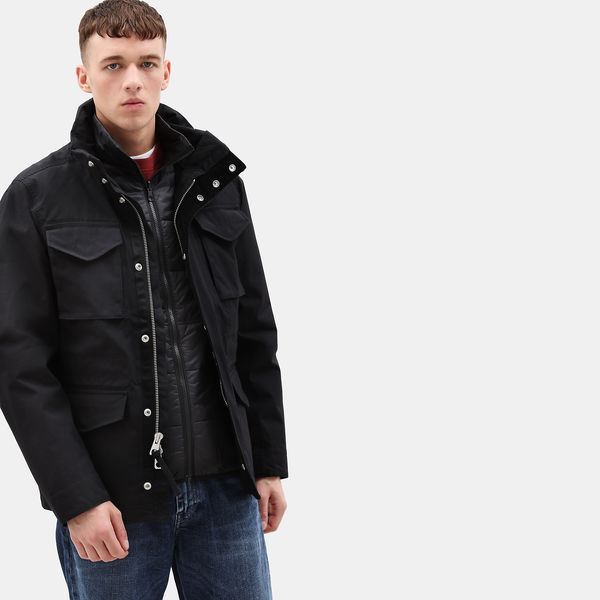 Timberland Men Black DV Snowdon Peak 3 in1 M65 Jacket