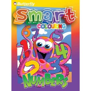 Smart Colouring &amp; Activity Book 96 Page Numbers x 2