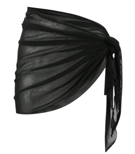 Ladies Lightweight Mesh Bikini Cover-Up Skirt