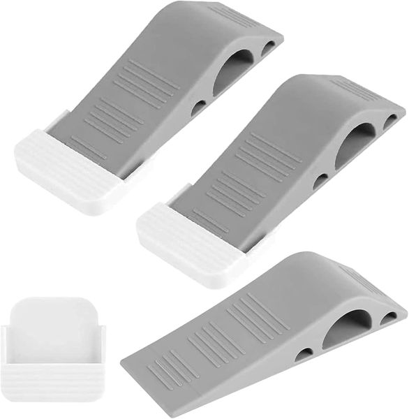 Sulfar 3 Pieces per Pack Heavy Duty Rubber Door Stoppers