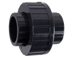 ERA - Solvent and O-Ring Union - Black - 50mm