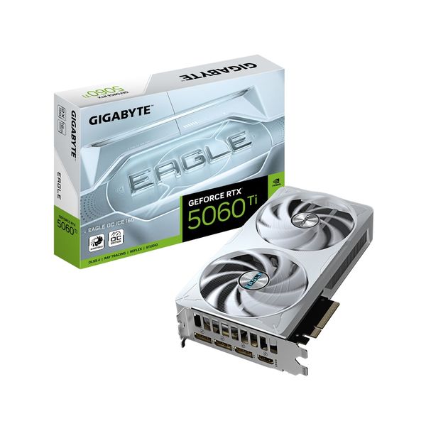GIGABYTE Graphics Card - GV-N506TEAGLEOC ICE-16GD 16GB GDDR7 RTX 5060 Ti