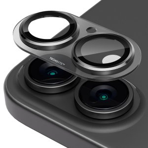 TechByte Premium Tempered Glass Camera Lens Protector for iPhone 16 (2024)