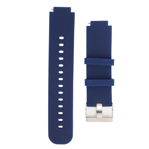 Silicone Watch Band for Amazfit Smart Watch Verge 2 A1807 Midnight Blue