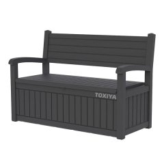 TOXIYA Outdoor Storage Bench and Storage Patio Box and Seat-212L
