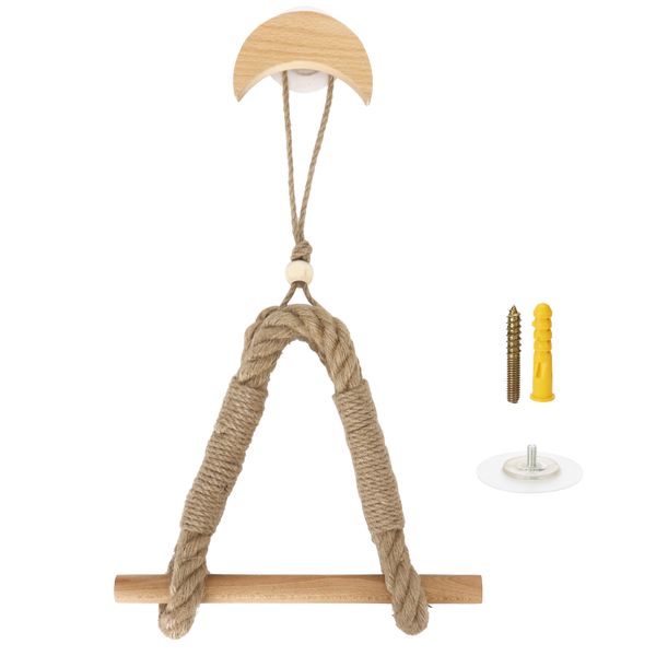 Hemp Rope Towel Roll Stand Bathroom Rack