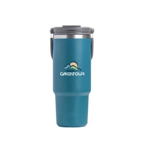 GREATOUR 1.2 Litre Travel Mug Vacuum Insulated Hot/Cold Flip Straw or Sip