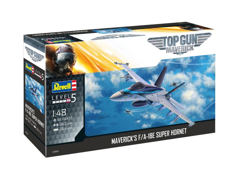 Revell 1/48 Maverick's F/A-18E "Top Gun Maverick" Plane Plastic Model Kit