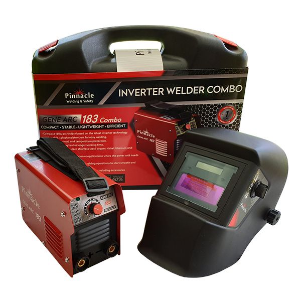 GENE ARC 183 ARC Welding Combo Kit, with Carry Case &amp; Welding Helmet