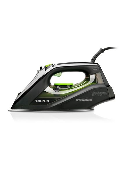 Taurus Iron Steam / Dry / Spray Anodized Black 330ml 3000W "Geyser Eco 3000