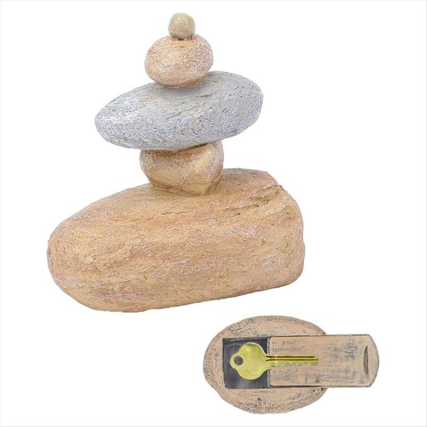 Rock Key Hider Outdoor Hide a Spare Key Outside Waterproof