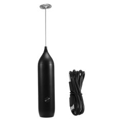 Handheld Electric Milk Frother USB Rechargeable Mini Foam Drink Mixer
