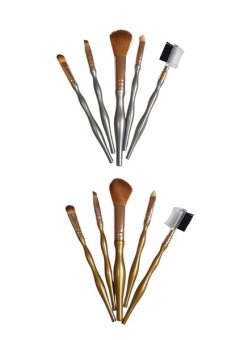 5Pcs Beauty Makeup Brushes Set for Eyeshadow &amp; Foundation in 2 Colors