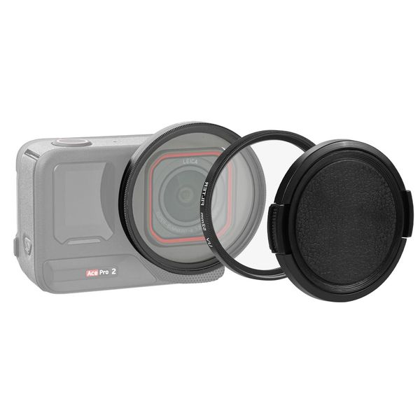 52mm UV Lens Filter Adapter with Lens Cover Compatible Insta360 Ace Pro 2