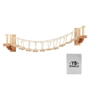 Cat Climbing Wall Bridge Toy - 1m + YM-Sparkle Storage Bag