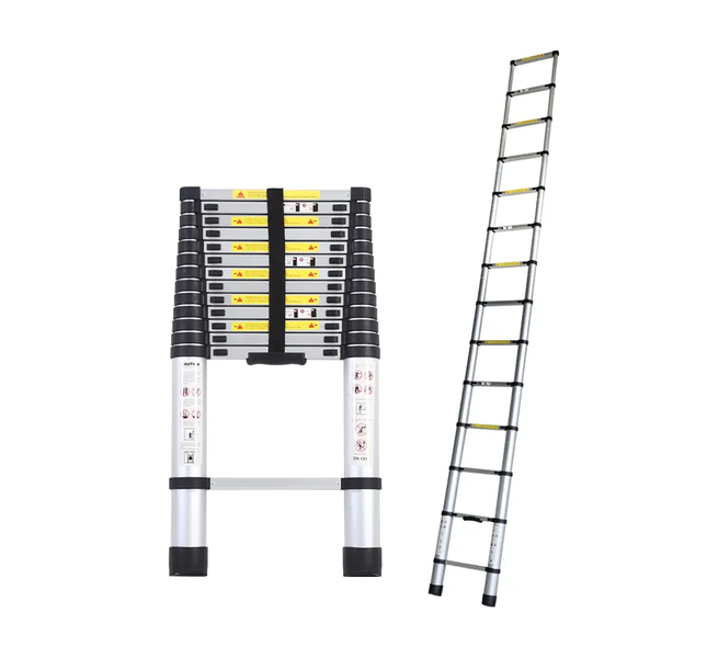 DIY Heavy Duty Telescopic 14 Steps Ladder 4.1M