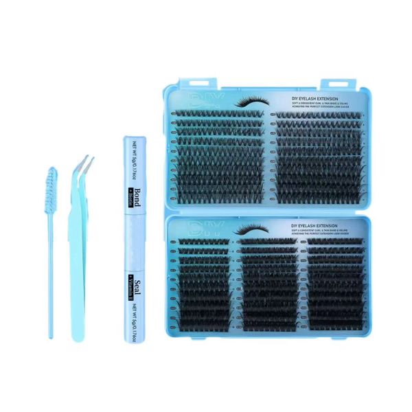 Eyelash Cluster Set 640 Pieces Eyelash Cluster Eyelash Extensions 8-16mm