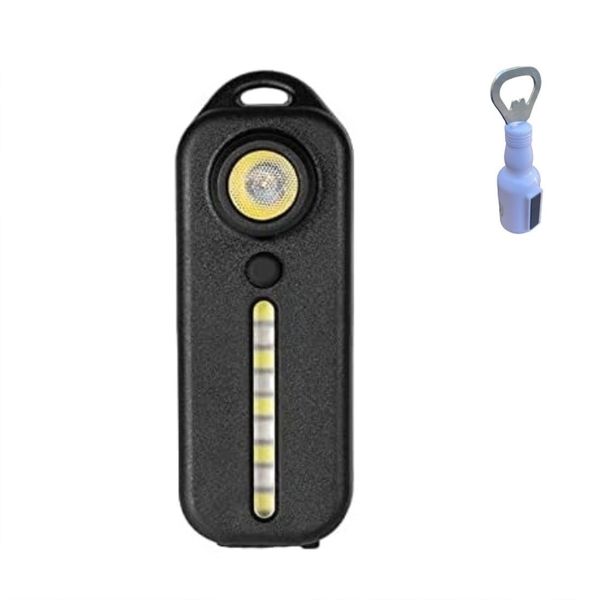 W677 Strip Rechargeable Bicycle Front And Warning Light with Bottle Opener