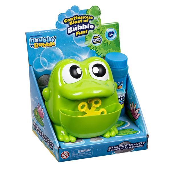 Double Bubble - Bubble Buddy Bubble Machine - Frog