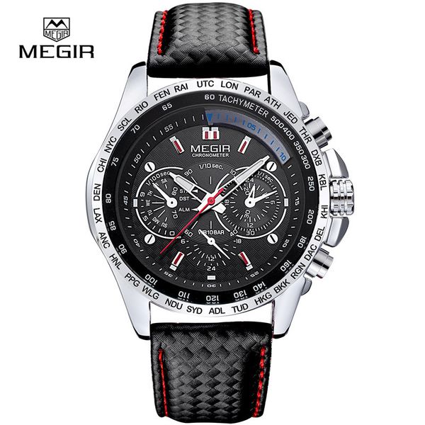 MEGIR Men's Sport Watch - Multifunctional Waterproof Quartz Timepiece