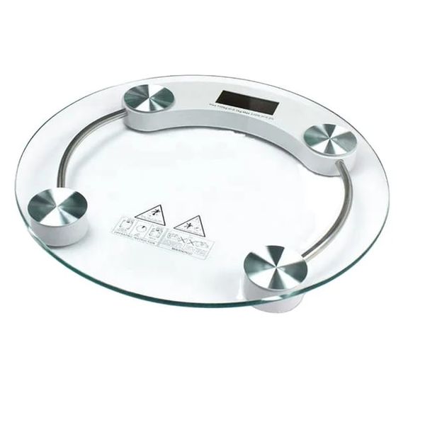 Clear Glass LED Digital Accurately Weighing Round Body Scale Machine