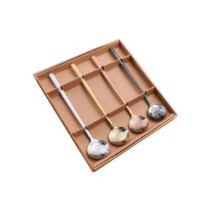 4 Piece Stainless steel Starbucks Spoon set