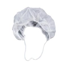 300 Pack White Disposable Beard Covers - Non Woven | Bulk Hygiene PPE