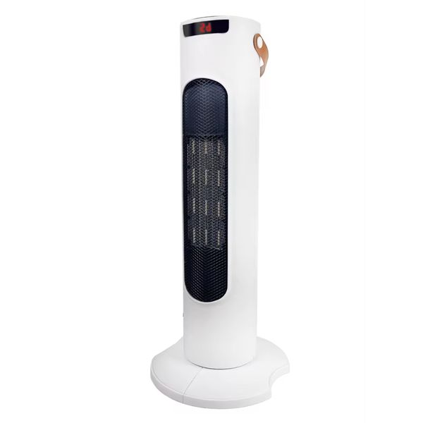 2000W - Tower Fan Heater with Digital Display and Remote Control