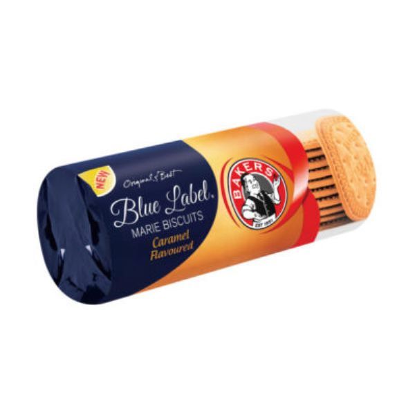 Bakers Blue Label Marie Caramel 12×200 g - Classic Caramel Flavoured