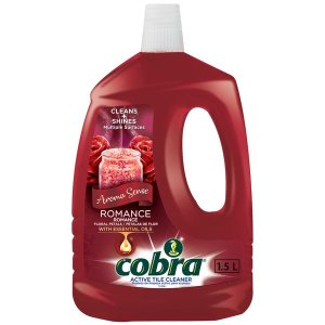 Cobra 1.5l, Active Tile Cleaner, Aroma Sense Romance, Floral Petals