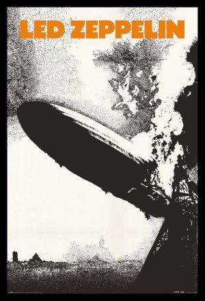 Led Zeppelin - Led Zeppelin I Poster with Black Frame