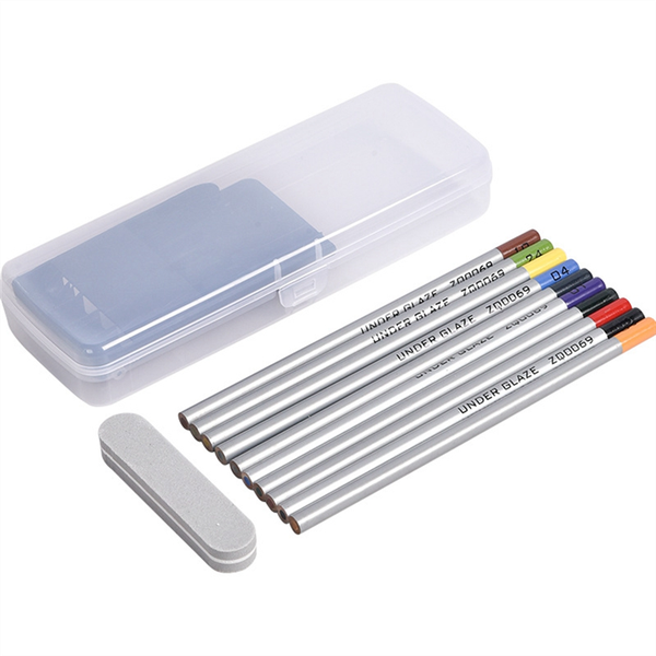 10Colors/Set Pottery Art Underglaze Color Pencil DIY Ceramic Hand Painted G