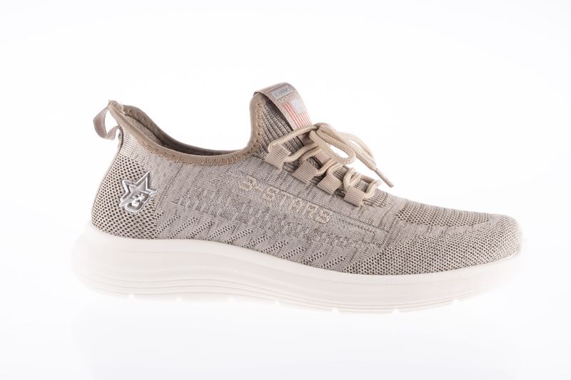 3-Stars Men’s Orlando Active Sneakers - Beige/Earth