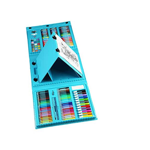 208 Pieces Art Set Kids Art Supplies Coloring Case Kit