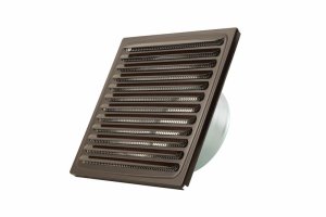 Top Quality External Wall Grille 100mm Brown