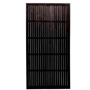 Framed Trellis Victoria Panel 1800 x 900mm Black(Vertical Slats)