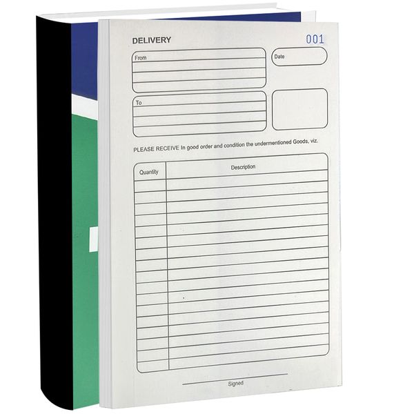 A5 Size Set of 2 - Carbonless Paper Duplicate Delivery Book 100Sets