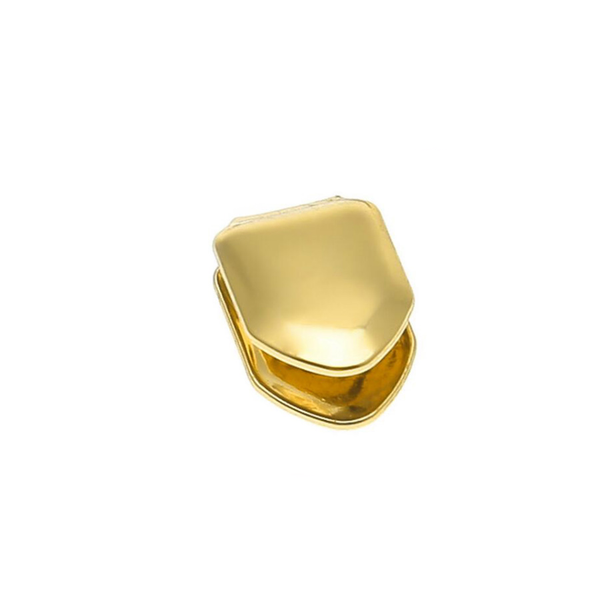 Teeth Grillz Single Clip-on Tooth Cap - Gold