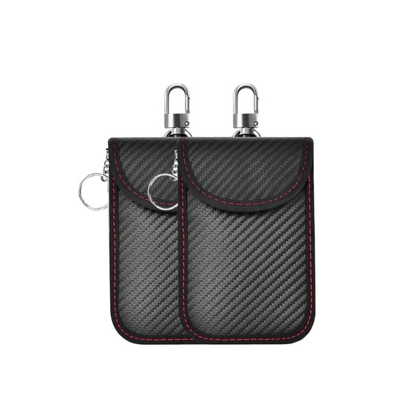 2-Pack Pouch for Car Keys, Anti-Theft Car Key Signal Blocker Pouch