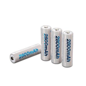 2800 mAh NiMH - AA Rechargable Batteries (4 Pack)