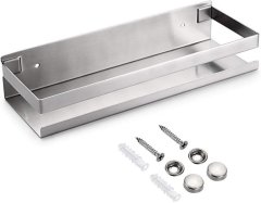 Stainless Steel Bath Kitchen Basket Caddy Rack, Rustproof Metal