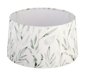 Oval Green Leaves Lamp Shade 300 mm