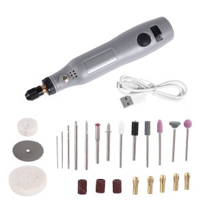 10W Hobby Craft Mini Drill Grinder Rotary Tool Set Modeling Polishing Drill