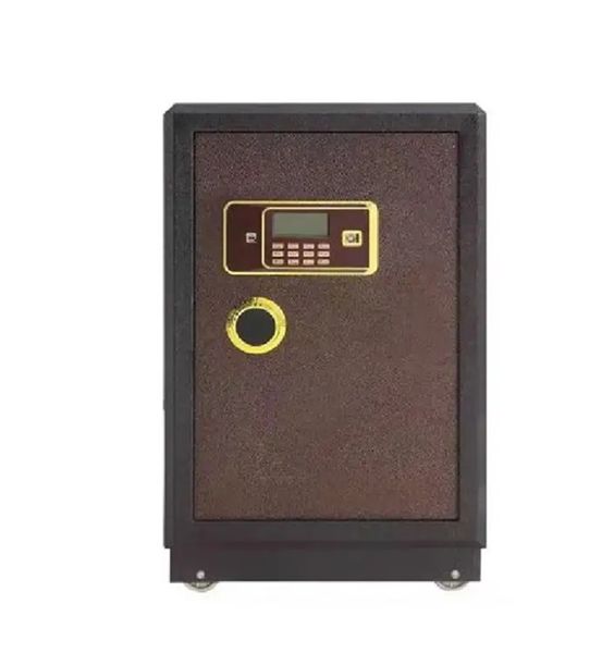 Combination And Key Biometric Lock Safe With Wheels