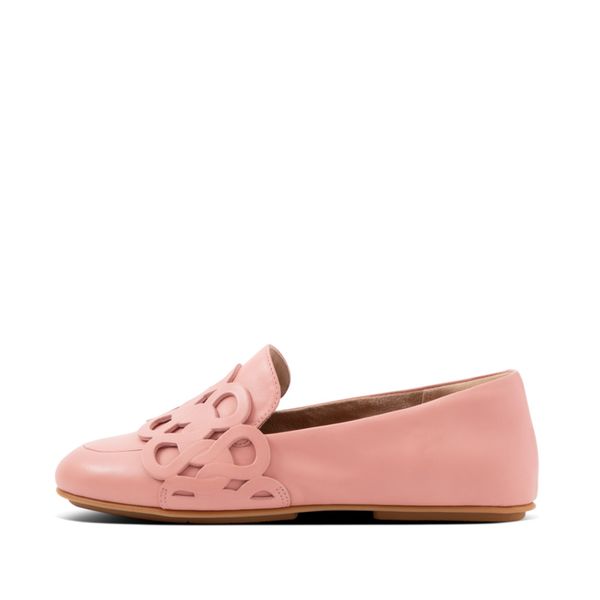 FitFlop Lena Loafer Entwined Loops Rose Pink