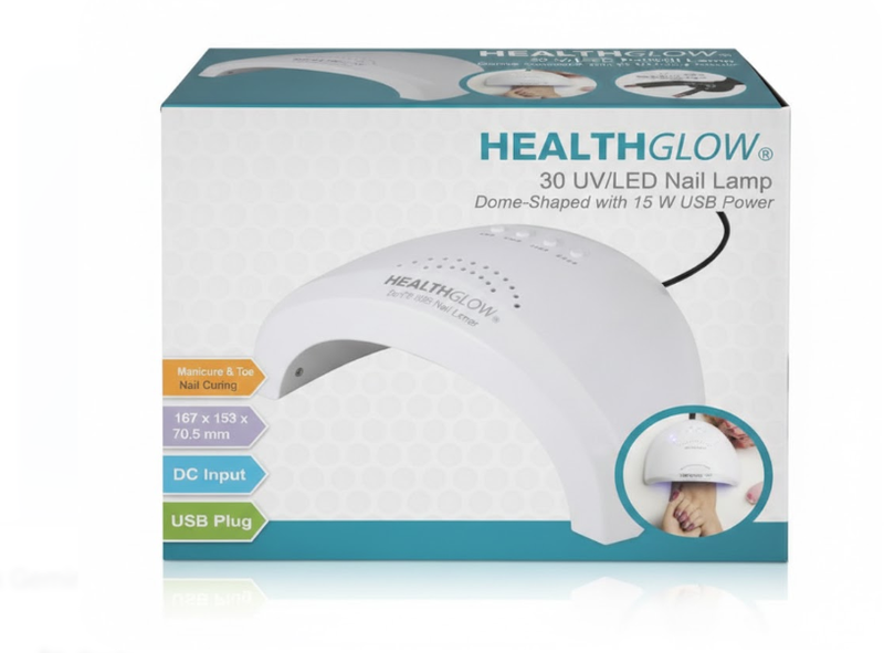 Health Glow - Dome Shaped Nail UV Lamp